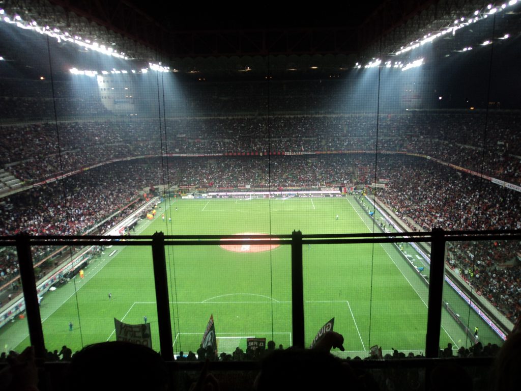 AC Milan San Siro top tier